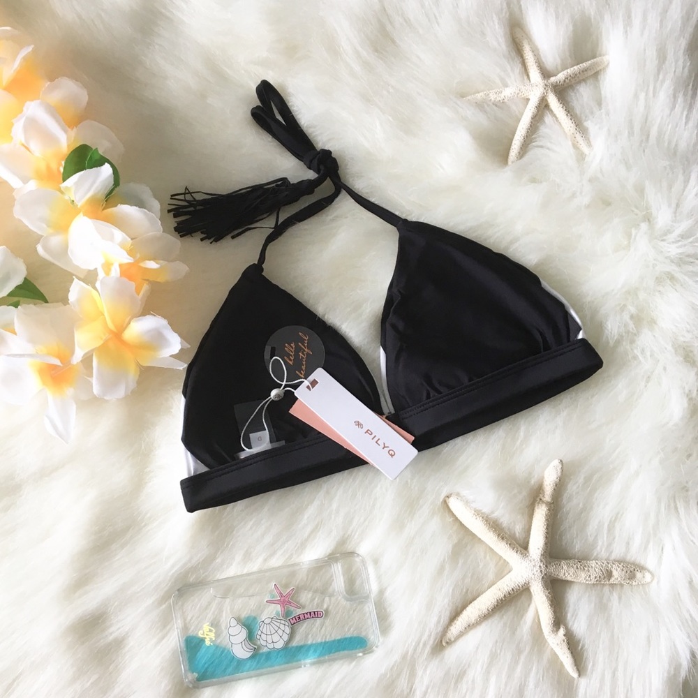 🚀🆕 PilyQ ✦ D Cup ✦ Cadillac Triangle Bikini Top - Picture 8 of 8